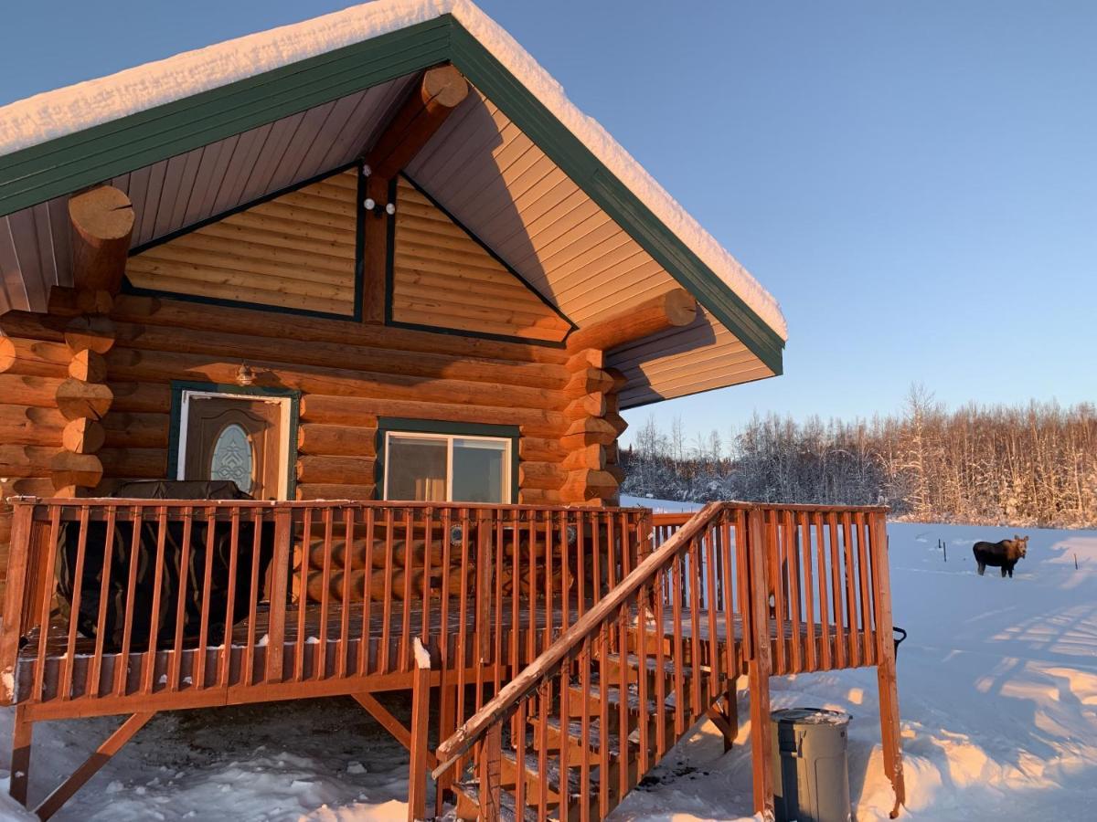 Secluded Log Cabin, 30 Min From Chena Hot Springs Pleasant Valley Extérieur photo